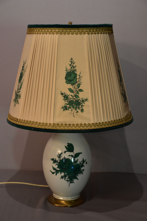 Porzellan Stehlampe, Augarten