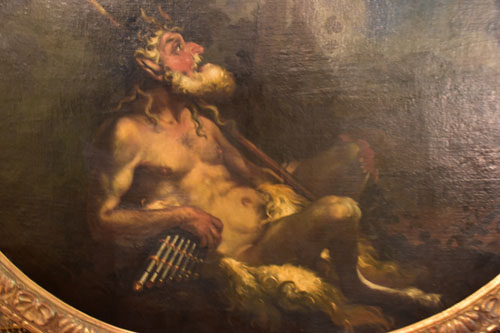Darstellung des Pan, 18. Jhd., Gemälde