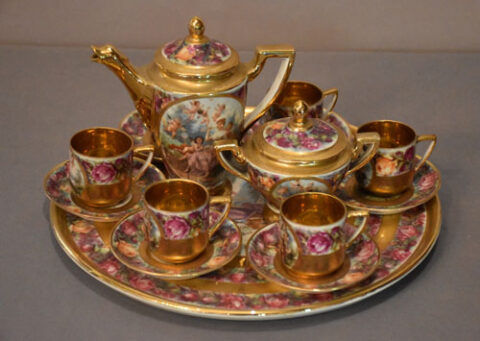 6teiliges Mokkaservice, Haas und Czjzek - Antik Renz