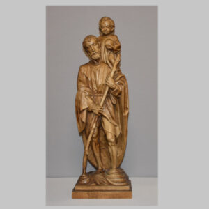 Holzskulptur, Heiliger Christophorus