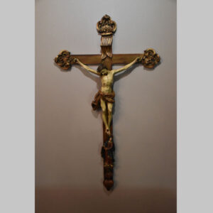 Kruzifix, 18. Jhd., Herz Jesu