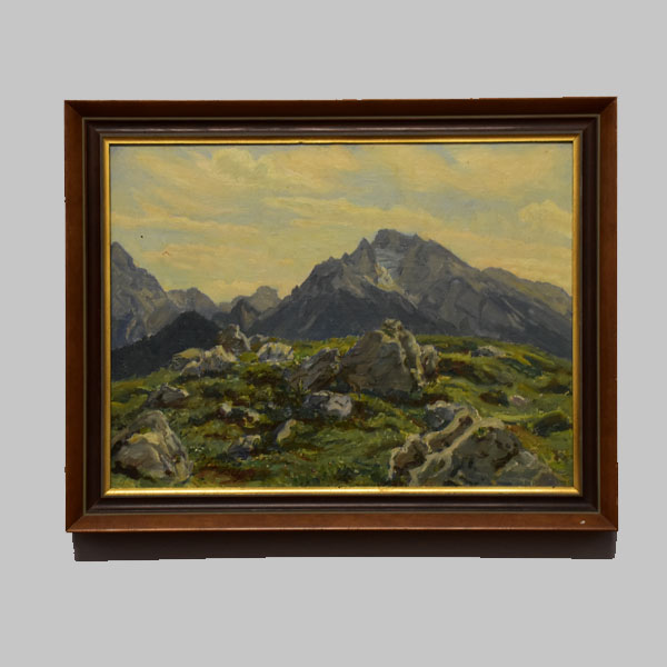 Paul Förtsch, Landschaft im Gebirge, 20. Jhd.