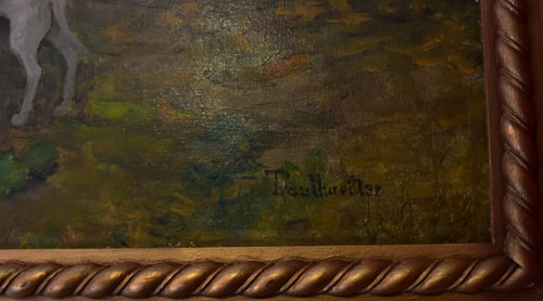 Stefanie v. Trautweiller, Gemälde, Jagd