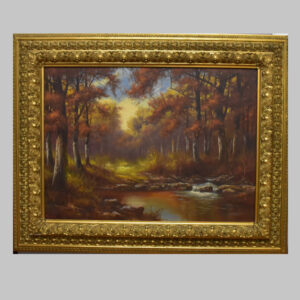 Herbstlandschaft, 20. Jhd., Öl auf Leinwand