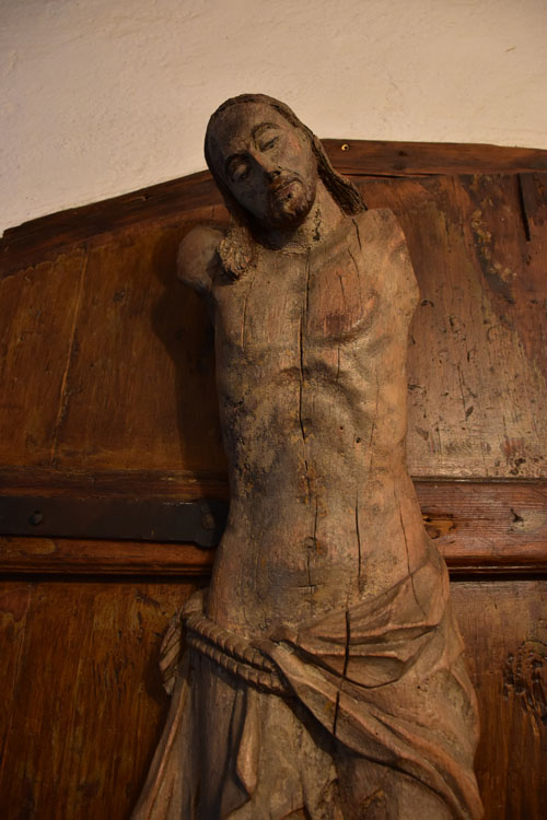 Christustorso, Christuskorpus, Holz geschnitzt
